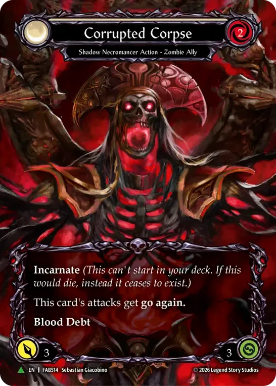 Corrupted Corpse — Flesh and Blood: Promo Cards — Flesh and Blood