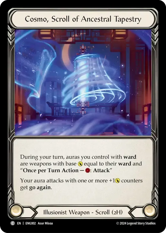 Cosmo, Scroll of Ancestral Tapestry — Enigma - Blitz Deck — Flesh and Blood