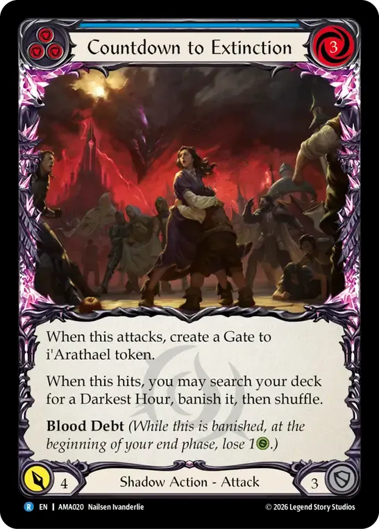 破滅へのカウントダウン — Armory Deck - Malice, Domina of the Dead — Flesh and Blood