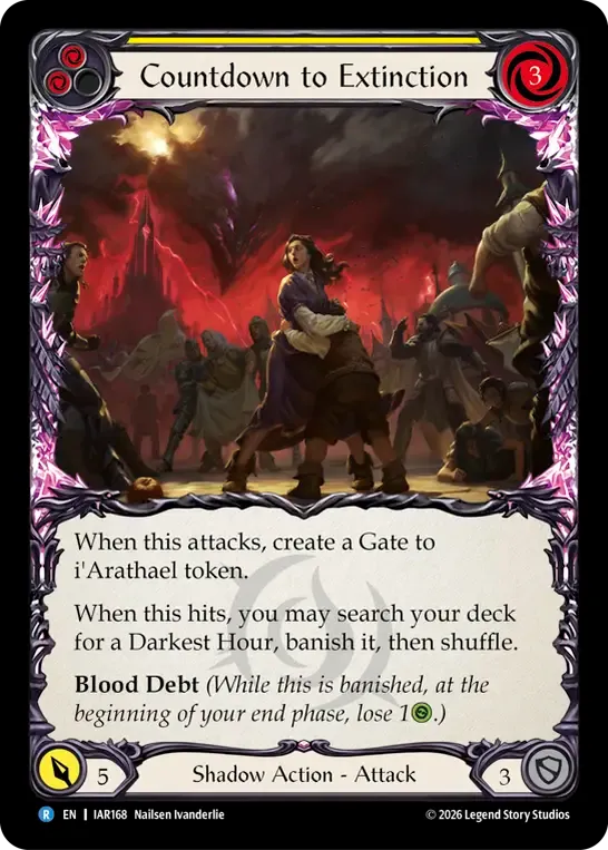 Compte à rebours à l’extinction — Usurp the Shadow Throne — Flesh and Blood
