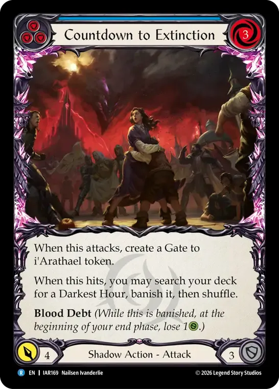 Countdown to Extinction (Blue) — Usurp the Shadow Throne — Flesh and Blood