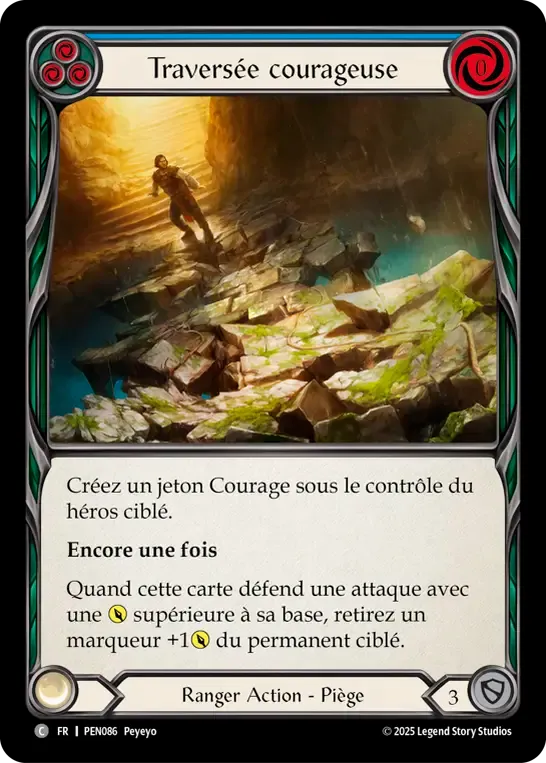 Courageous Crossing (Blue) — Compendium of Rathe — Flesh and Blood