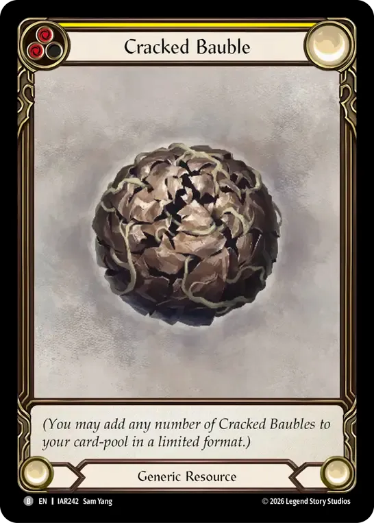 Cracked Bauble (Yellow) — Usurp the Shadow Throne — Flesh and Blood
