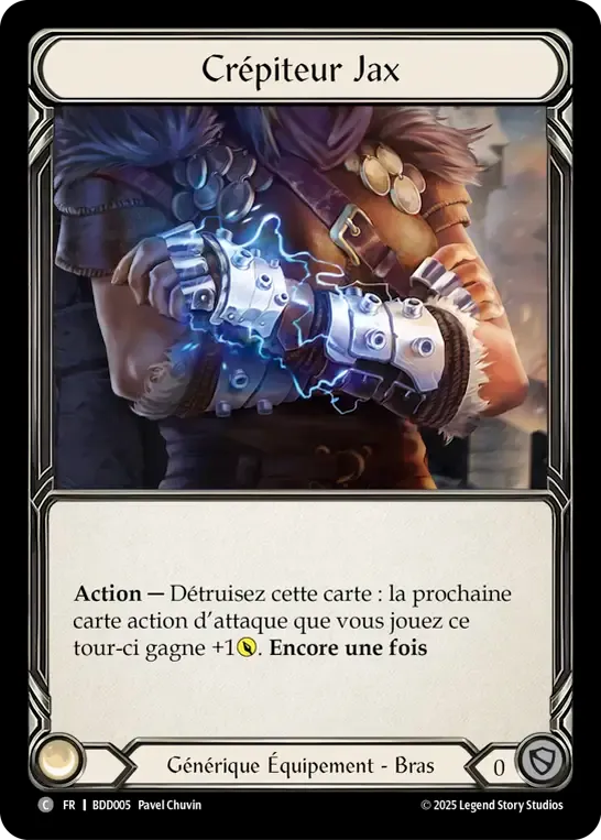 Crépiteur Jax — Bravo Demo Deck — Flesh and Blood