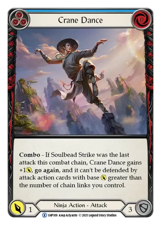 Crane Dance (Blue) — History Pack 1 — Flesh and Blood