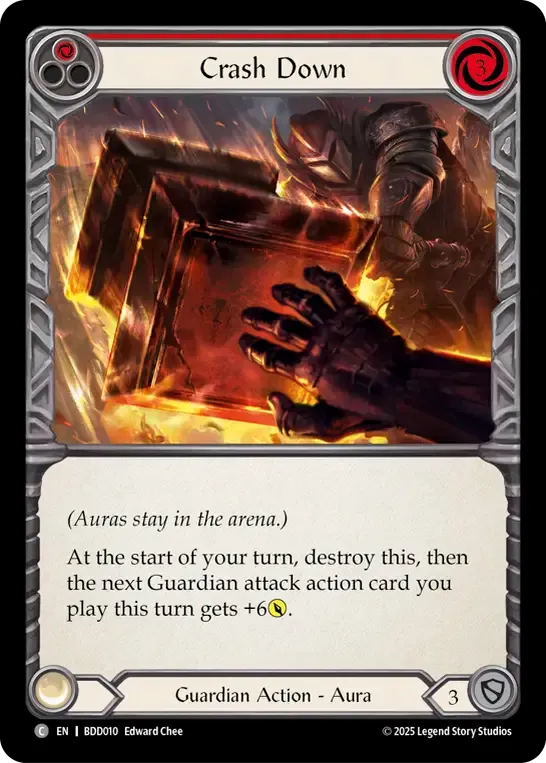 Crash Down (Red) — Bravo Demo Deck — Flesh and Blood
