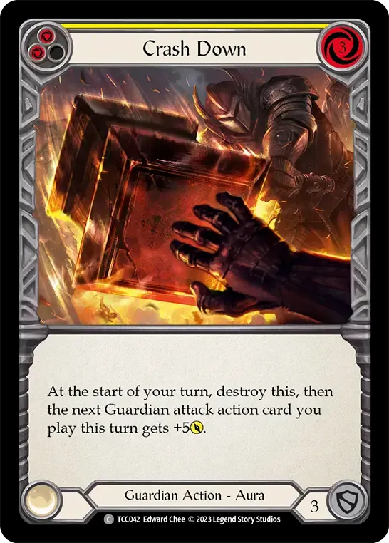 Crash Down (Yellow) from Round the Table: TCC x LSS - Flesh and Blood