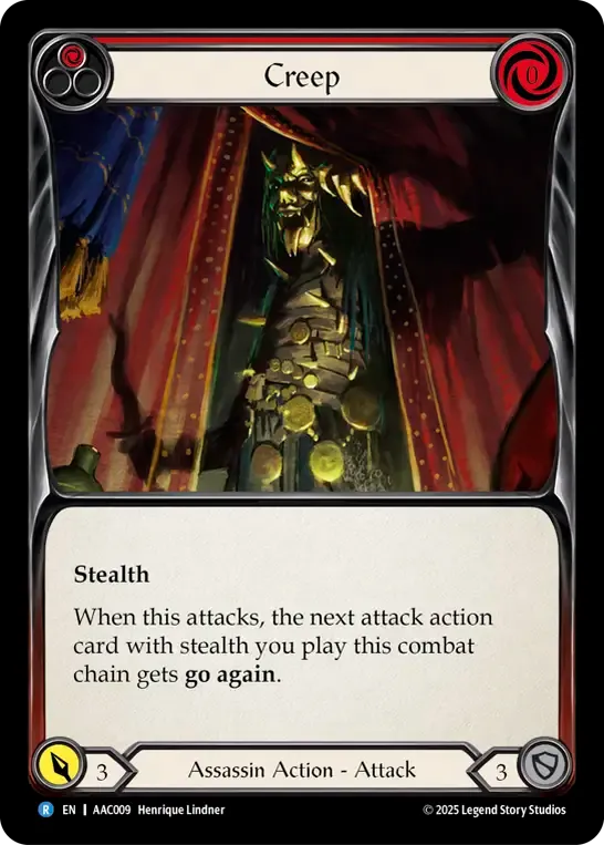 Se faufiler — Armory Deck - Arakni, 5L!p3d 7hRu 7h3 cR4X — Flesh and Blood