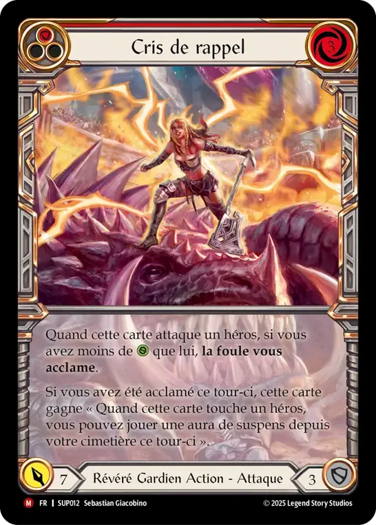 Cris de rappel from Super Slam - Flesh and Blood
