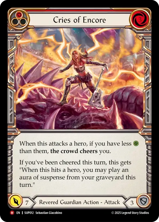 Cries of Encore — Super Slam — Flesh and Blood