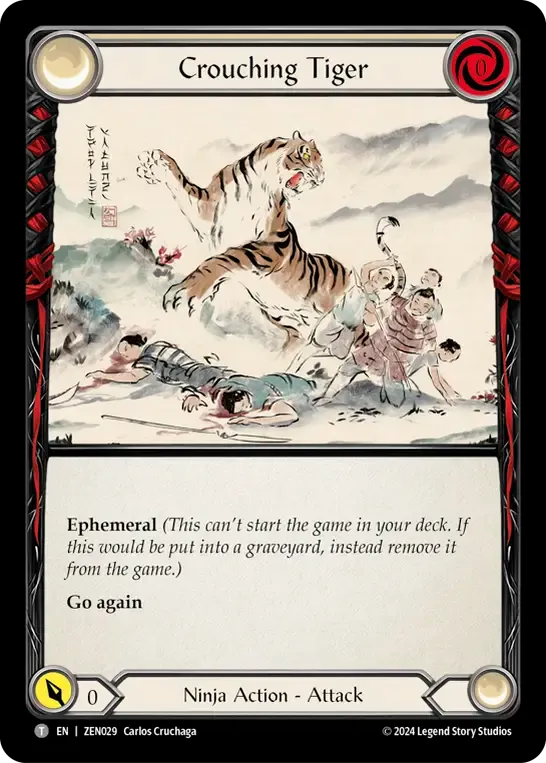 Crouching Tiger — Zen - Blitz Deck — Flesh and Blood
