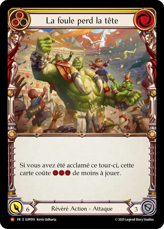 La foule perd la tête — Super Slam — Flesh and Blood