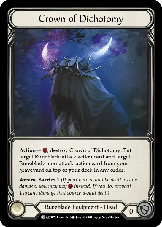Crown of Dichotomy — Arcane Rising - Unlimited — Flesh and Blood