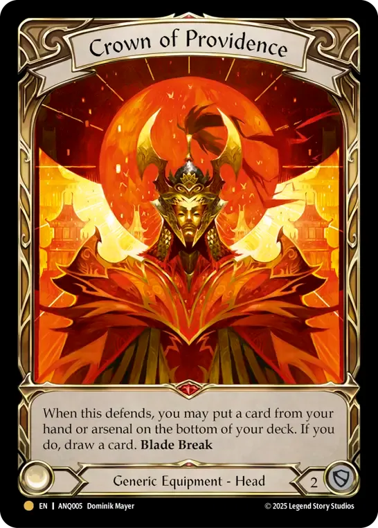 Crown of Providence — Compendium of Rathe - Antiquity Pack — Flesh and Blood