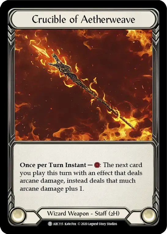 Crucible of Aetherweave — Arcane Rising - Unlimited — Flesh and Blood