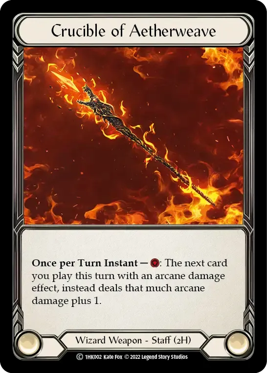 Crucible of Aetherweave — Kano - Blitz Deck — Flesh and Blood