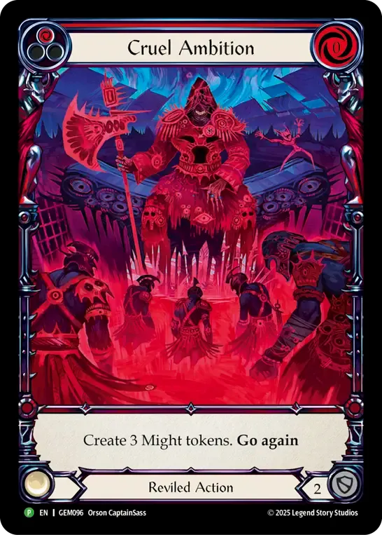 Cruel Ambition — GEM - Pack 3 — Flesh and Blood
