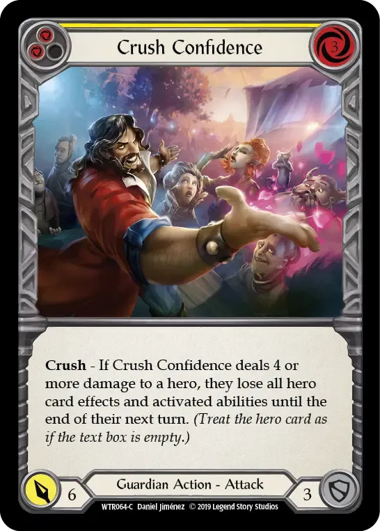 Crush Confidence (Yellow) — Welcome to Rathe — Flesh and Blood