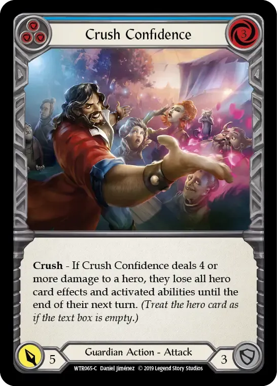 Crush Confidence (Blue) — Welcome to Rathe — Flesh and Blood