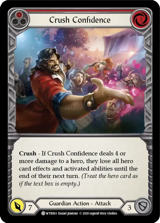 Crush Confidence (Red) — Welcome to Rathe - Unlimited — Flesh and Blood