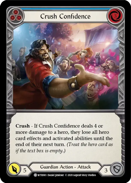 Crush Confidence (Blue) — Welcome to Rathe - Unlimited — Flesh and Blood