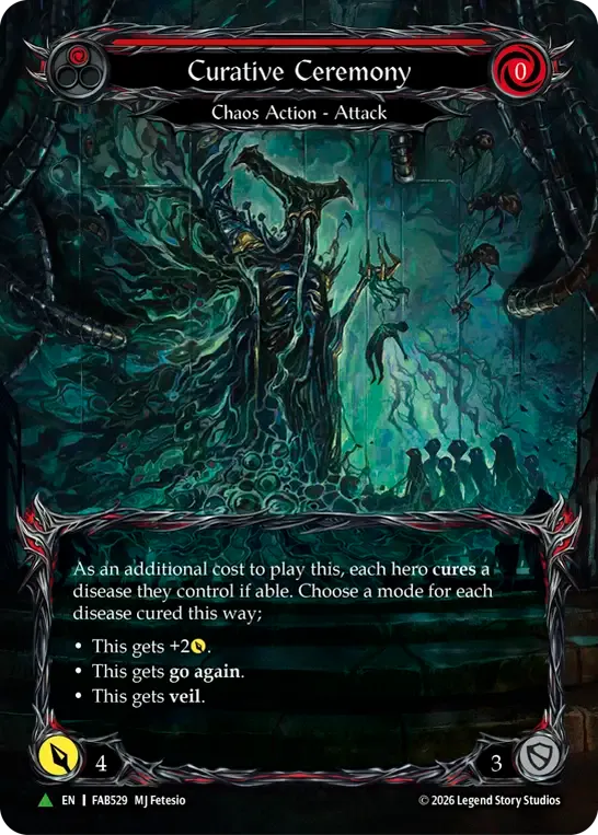 Curative Ceremony (Red) — Flesh and Blood: Promo Cards — Flesh and Blood
