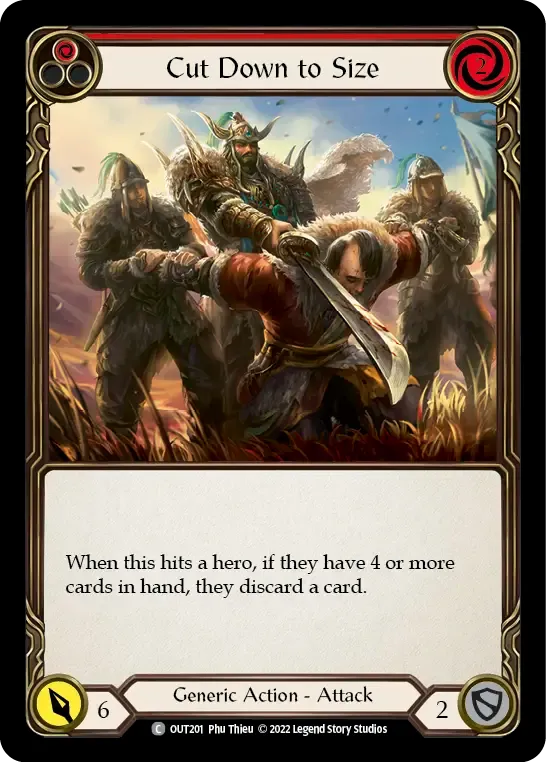 Cut Down to Size (Red) — Outsiders — Flesh and Blood