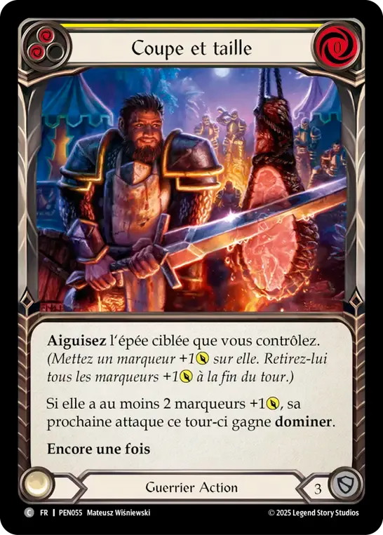 Cut n' Carve (Yellow) — Compendium of Rathe — Flesh and Blood