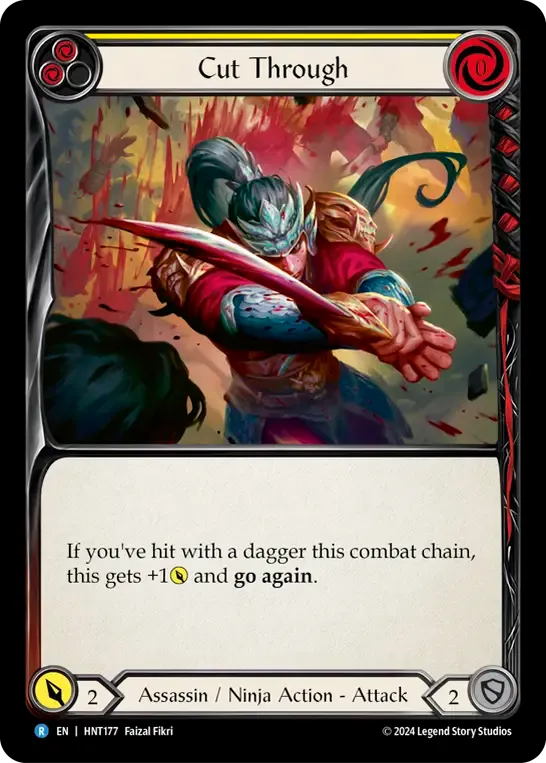 Cut Through (Yellow) — The Hunted — Flesh and Blood
