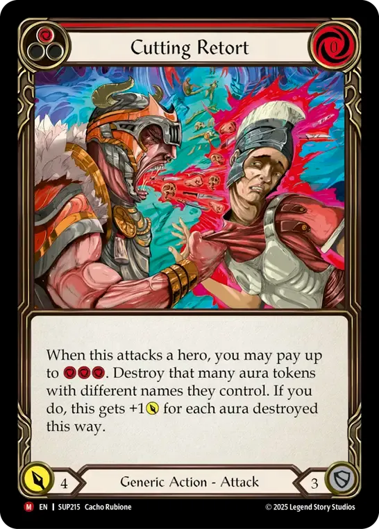 Cutting Retort — Super Slam — Flesh and Blood