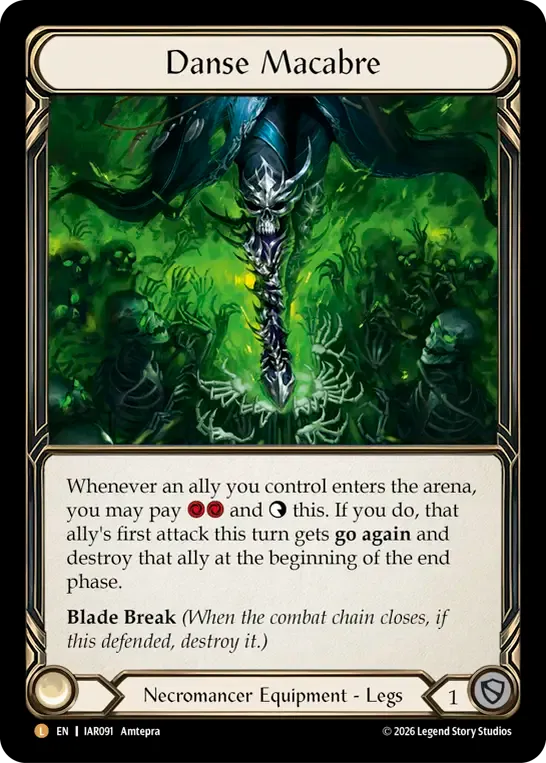 Danse macabre — Usurp the Shadow Throne — Flesh and Blood