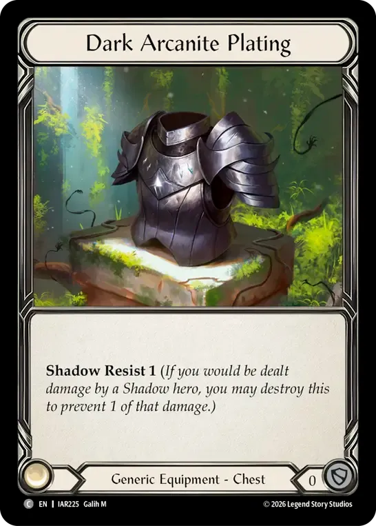 Dark Arcanite Plating — Usurp the Shadow Throne — Flesh and Blood
