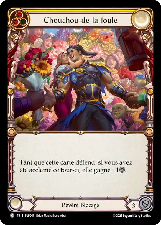 Chouchou de la foule — Super Slam — Flesh and Blood