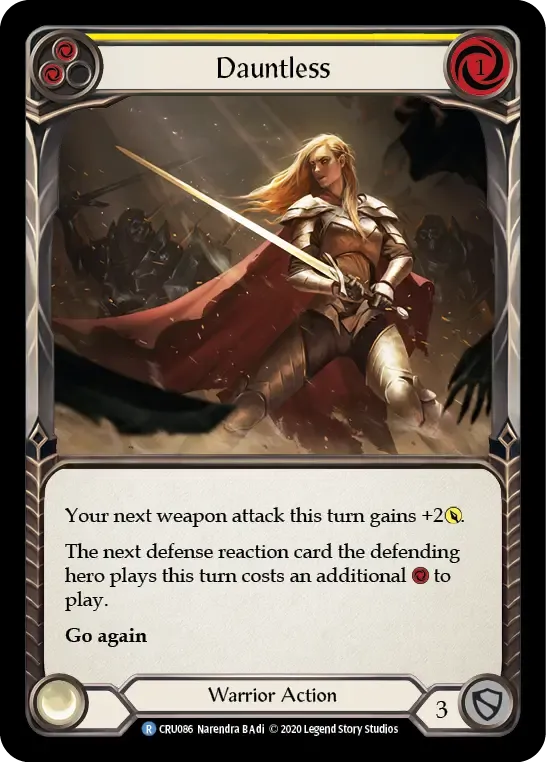 Dauntless (Yellow) — Crucible of War — Flesh and Blood