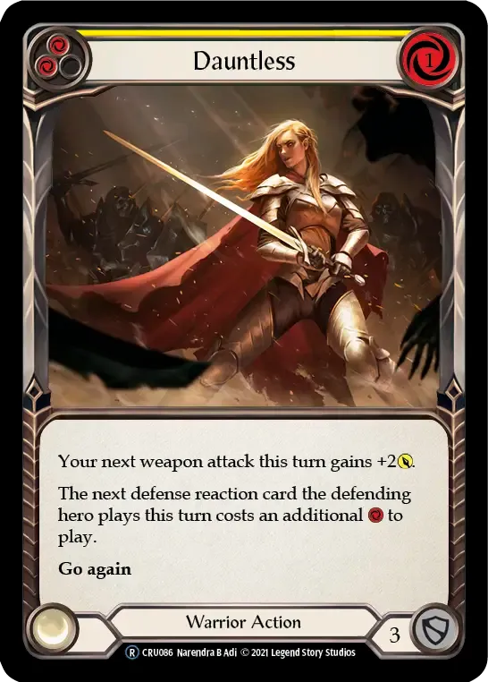 Dauntless (Yellow) — Crucible of War - Unlimited — Flesh and Blood