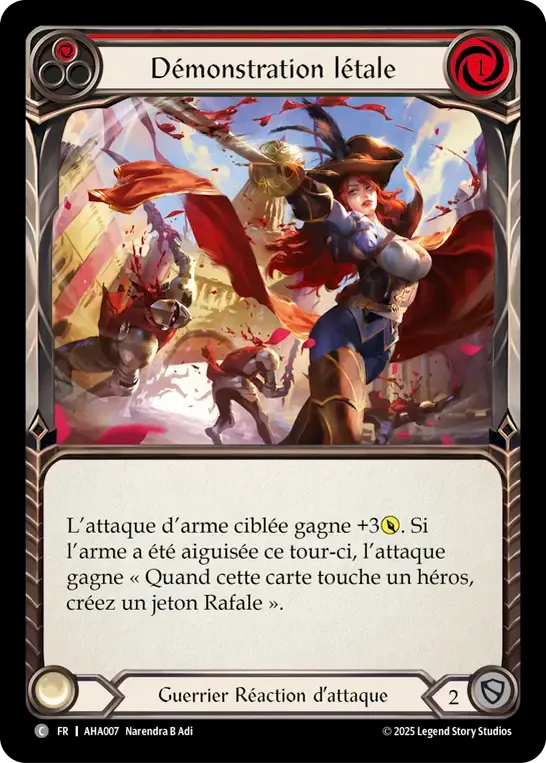 Démonstration létale — Armory Deck - Hala, Bladesaint of the Vow — Flesh and Blood