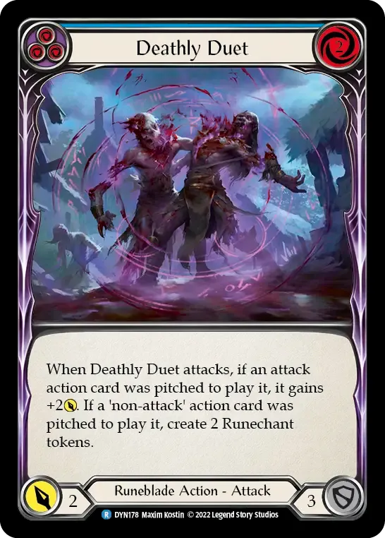 Deathly Duet (Blue) — Dynasty — Flesh and Blood