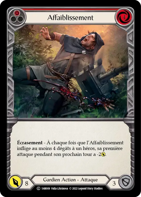 Affaiblissement — Bravo - Blitz Deck — Flesh and Blood