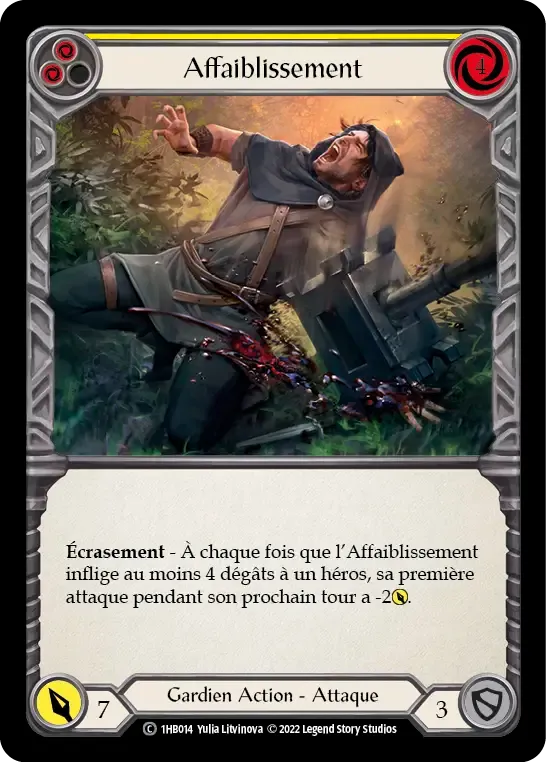 Affaiblissement — Bravo - Blitz Deck — Flesh and Blood