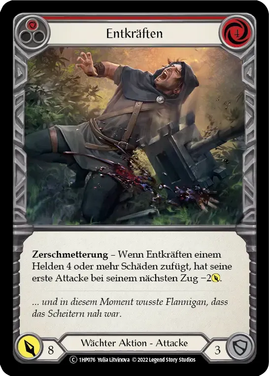 Debilitate (Red) — History Pack 1 - Black Label — Flesh and Blood