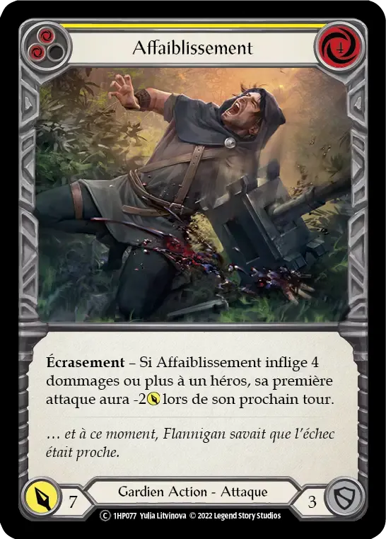 Affaiblissement from History Pack 1 - Black Label - Flesh and Blood