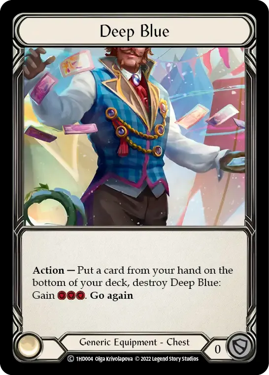 Deep Blue — Dash - Blitz Deck — Flesh and Blood
