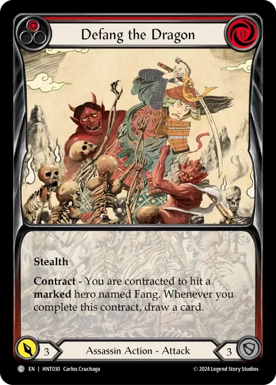 Defang the Dragon (Red) from The Hunted - Flesh and Blood