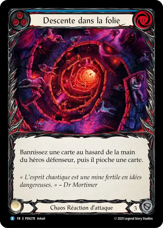 Descend into Madness (Blue) — Compendium of Rathe — Flesh and Blood