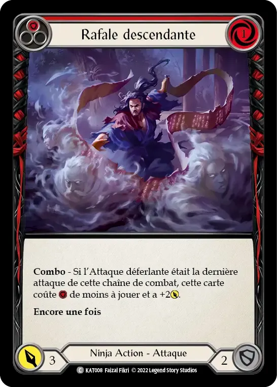 Rafale descendante — Katsu - Blitz Deck — Flesh and Blood