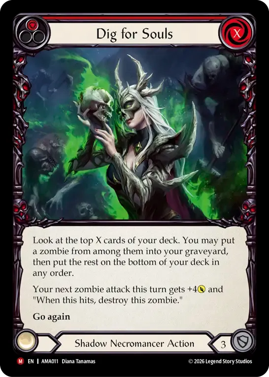 Dig for Souls — Armory Deck - Malice, Domina of the Dead — Flesh and Blood