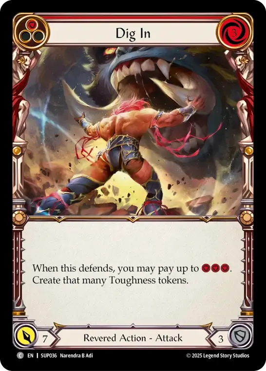 Dig In (Red) — Super Slam — Flesh and Blood