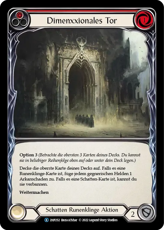Dimenxxional Gateway (Red) — History Pack 2 - Black Label — Flesh and Blood