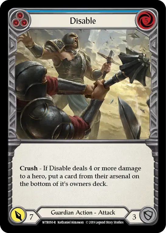 Disable (Blue) from Welcome to Rathe - Flesh and Blood