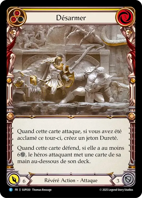 Désarmer — Super Slam — Flesh and Blood